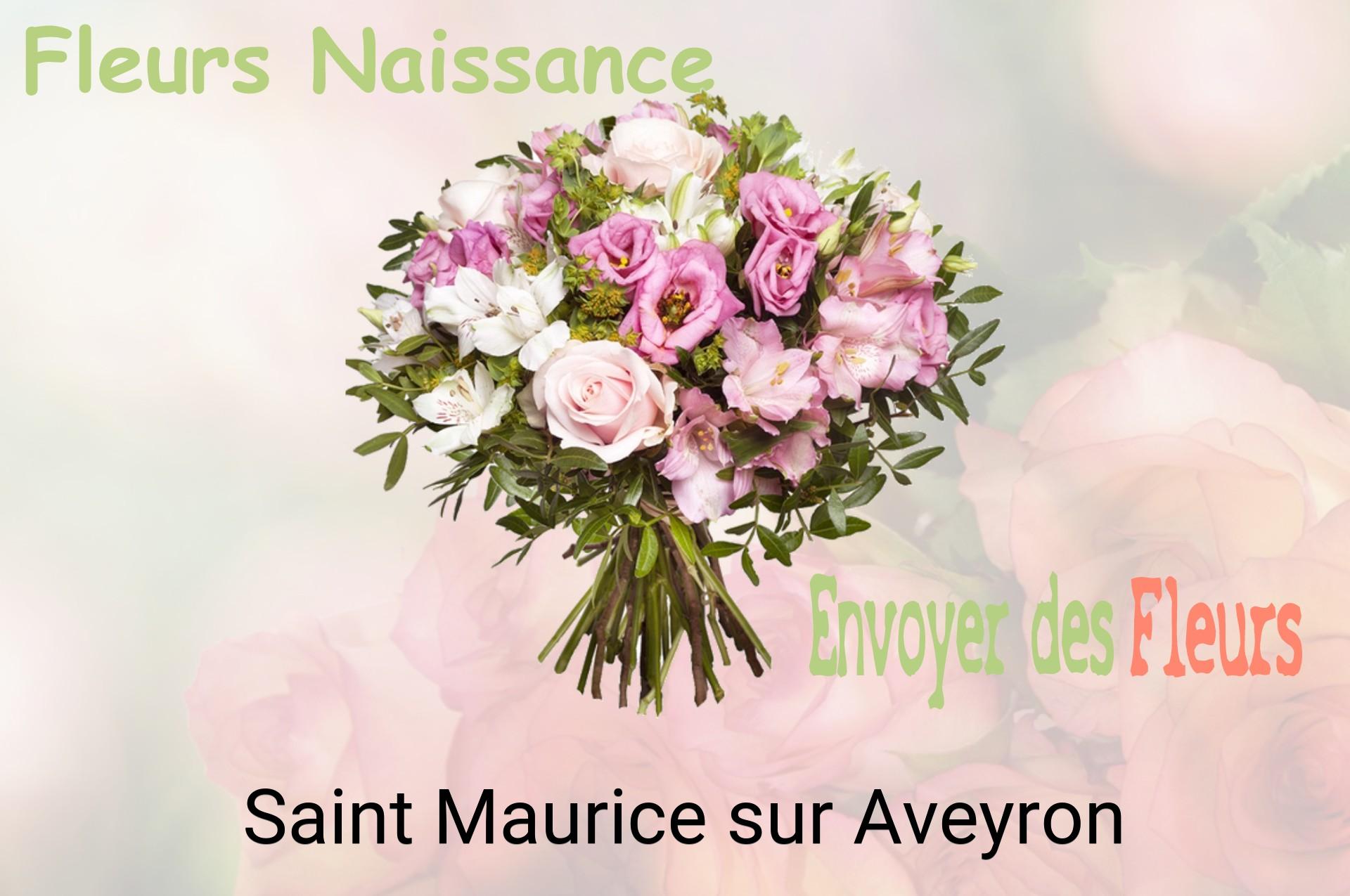 Bouquet de fleurs de naissance livré à Saint-Maurice-sur-Aveyron